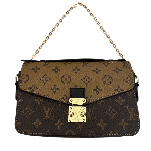 Vintage Louis Vuitton Brown Monogram Chain Bag